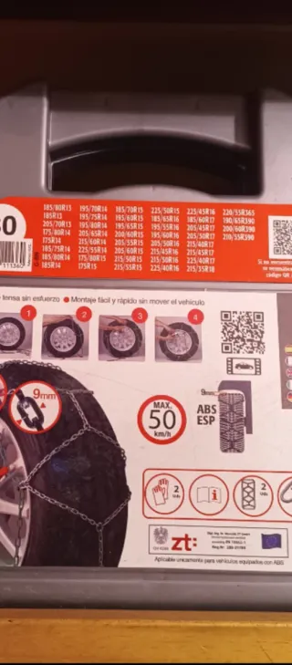 Cadena Nieve Metálica Coche RD-9