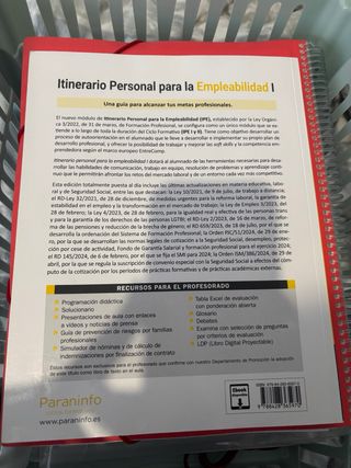 Libro Itinerario Personal para la Empleabilidad I