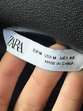 Abrigo Zara Azul Marino Hombre