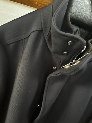 Abrigo Zara Azul Marino Hombre