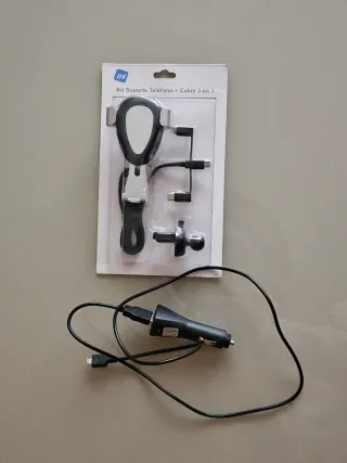 Lote Soporte Teléfono NK + Cable 3 en 1