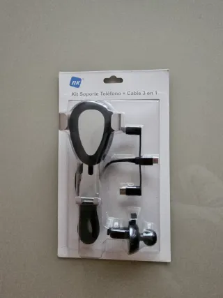 Lote Soporte Teléfono NK + Cable 3 en 1
