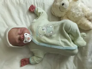 Muñeca Reborn pintada a mano con voz