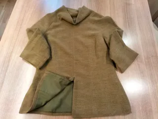 Conjunto lana falda y top manga 3/4. Alba Conde