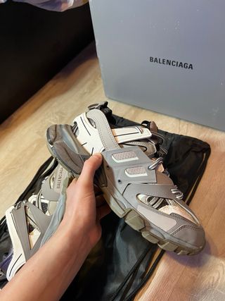 Balenciaga Track Gris y Blanco