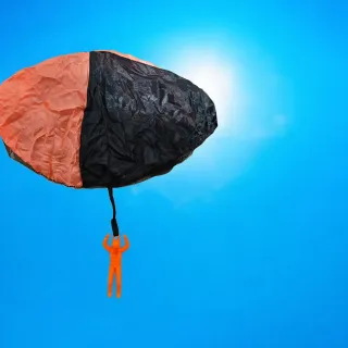 Paracaidistas de juguete (2 unidades)