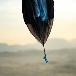 Paracaidistas de juguete (2 unidades)