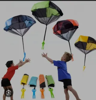 Paracaidistas de juguete (2 unidades)