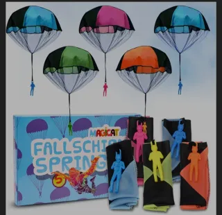 Paracaidistas de juguete (2 unidades)