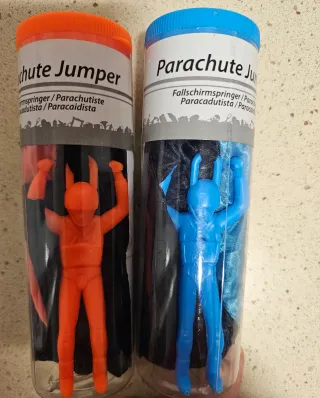 Paracaidistas de juguete (2 unidades)