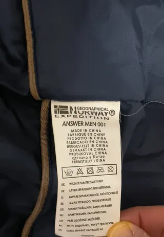 Cazadora Geographical Norway Talla M Hombre