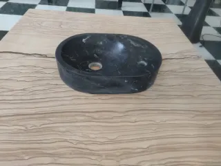 Lavabo Negro Marquina apomazado