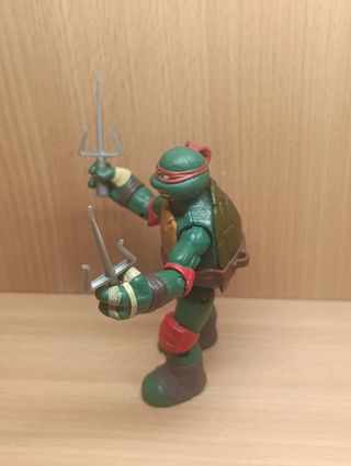 FIGURA RAFAEL TORTUGAS NINJA PLAYMATES AÑO 2016