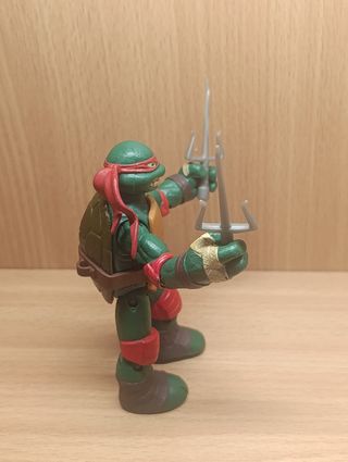 FIGURA RAFAEL TORTUGAS NINJA PLAYMATES AÑO 2016