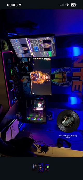 PC Gaming Completo Nero e Blu