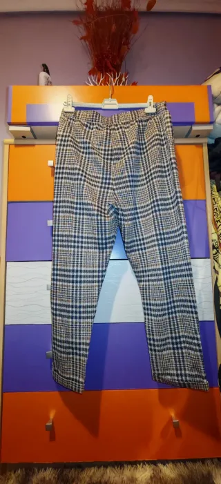 Pantalones de cuadros talla L/XL