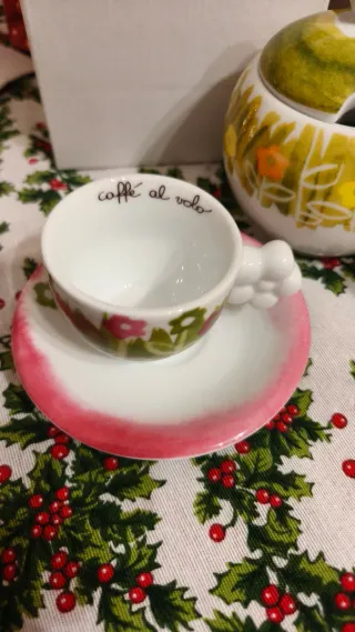 Set Tazzine Caffè e Zuccheriera Thun Floreale