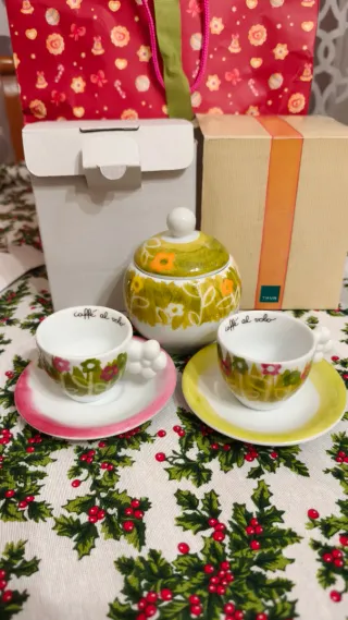 Set Tazzine Caffè e Zuccheriera Thun Floreale