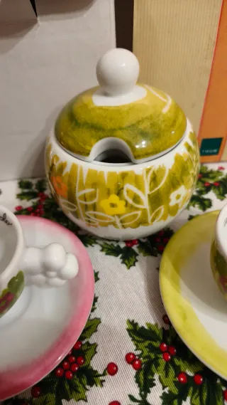 Set Tazzine Caffè e Zuccheriera Thun Floreale