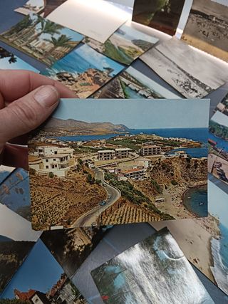 35 postales variadas, coleccionismo papel