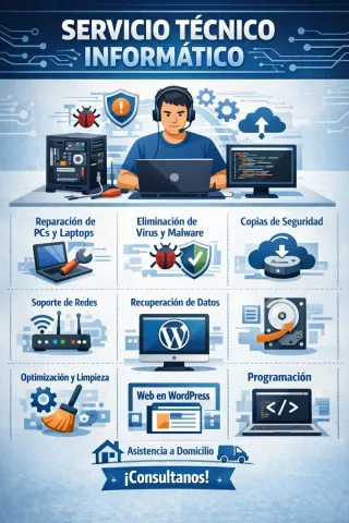 Servicio técnico informático en Valencia