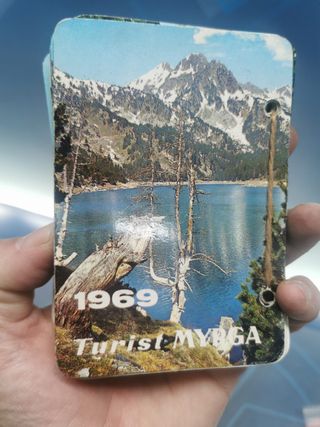 TURIST MYRGA - FICHAS, postales, hoy termina 1969