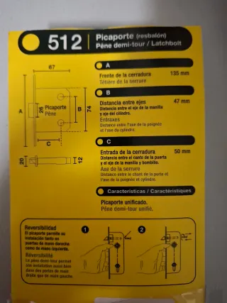 Picaportes y cerraduras plateados y dorados
