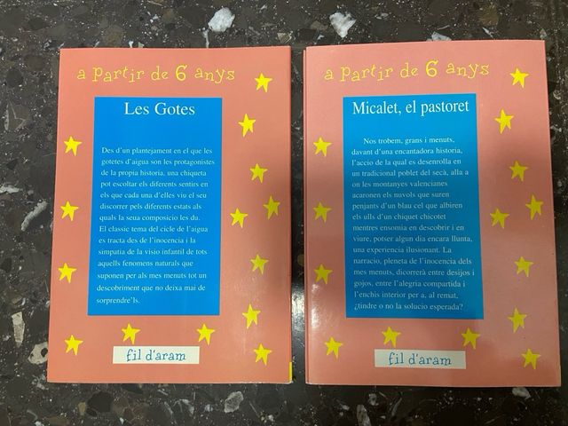 Libro infantil Les Gotes y Micalet, el Pastoret