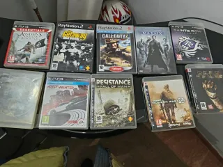 Lote 7 Videojuegos PS2 y PS3