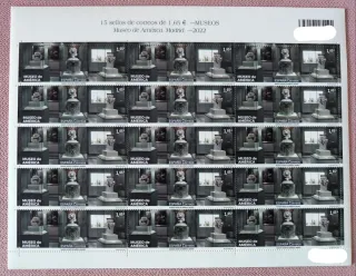 Pliego 15 sellos Museo de América