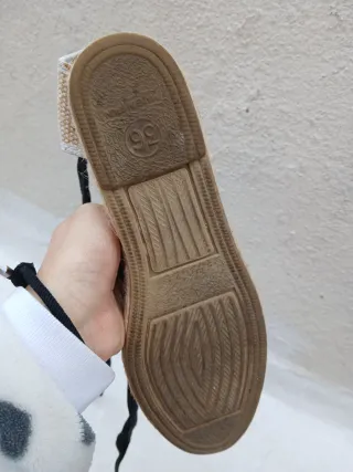 Alpargatas blancas talla 36