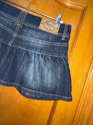 Falda vaquera azul