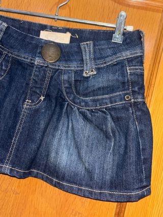 Falda vaquera azul