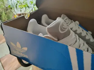 Adidas Campus Grigio/Bianco Taglia 38