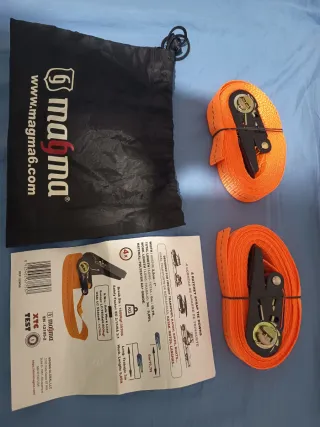 2 Correas Trinquete cintas de amarre MAGMA