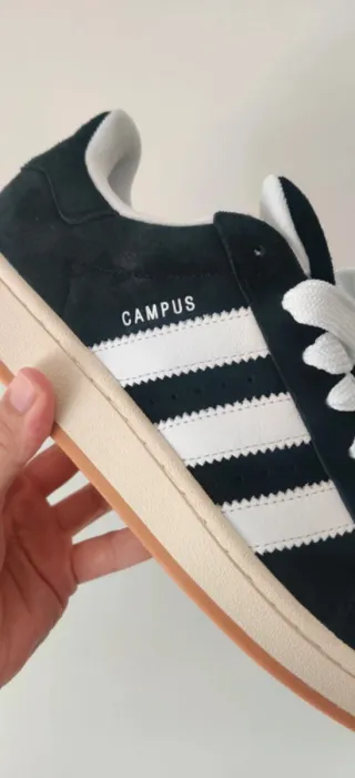 Adidas Campus Talla 41 Negro Blanco