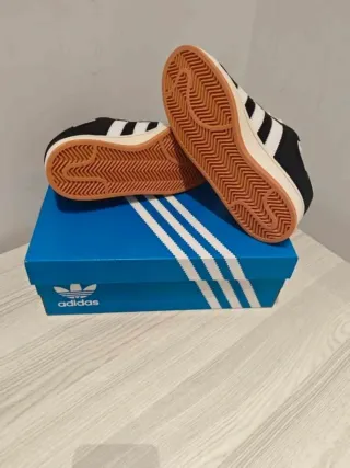 Adidas Campus Taglia 38 Nere e Bianche