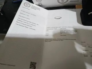 Anillo Oro Blanco 7 Diamantes 2.06 Quilates