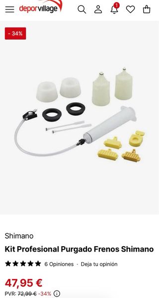 Purgador Frenos Shimano