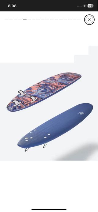 Tabla surf espuma 7'8 75L