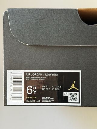 Nike Air Jordan 1 Low Iron Grey [39]