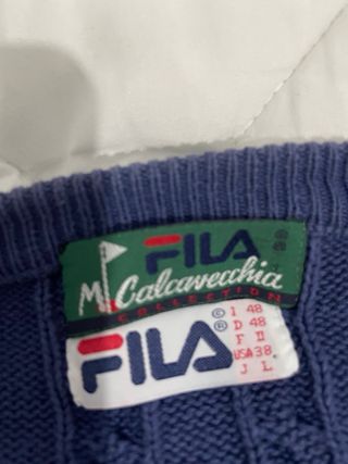 Jersey vintage FILA M. Calcavecchia – Talla L (48)