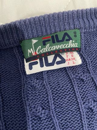 Jersey vintage FILA M. Calcavecchia – Talla L (48)