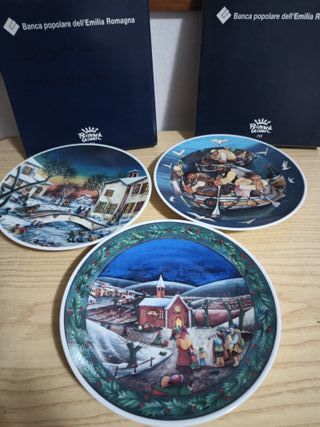 Piatti Richard Ginori Emilia Romagna pittori naif