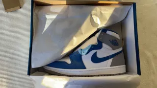 Jordan 1 Talla 38 Azul Blanco