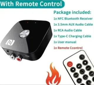 Receptor Audio Bluetooth 5.3 con NFC + Mando