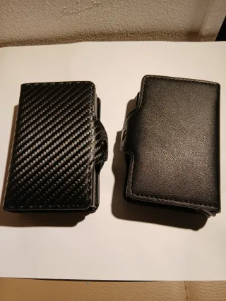 Portafoglio RFID nero multicolore