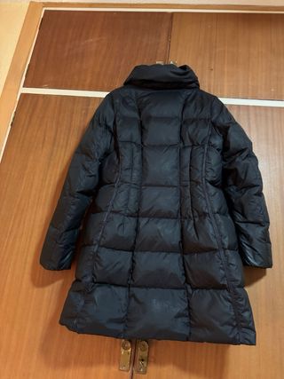 Plumas largo Geox negro, michisimas plumas, largo