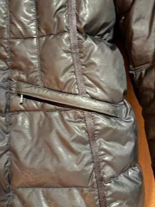 Plumas largo Geox negro, michisimas plumas, largo