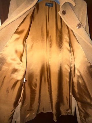 Cappotto donna color cammello